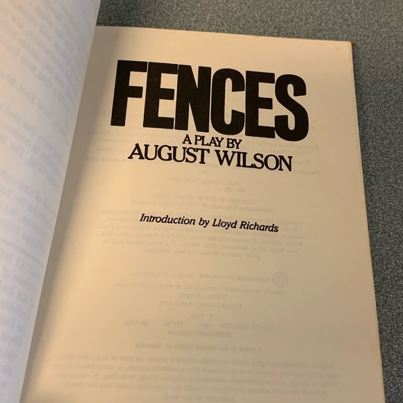 FENCES August Wilson paperback • rare book - Picture 5 of 6